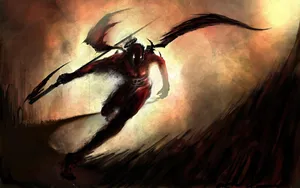 Isaac Foster's Silhouette Angels Of Death Wallpaper