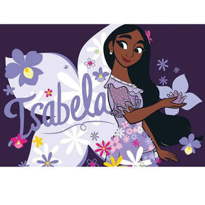 Isabela Madrigal Name Art Wallpaper