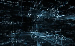 Isometric Math Equations Wallpaper