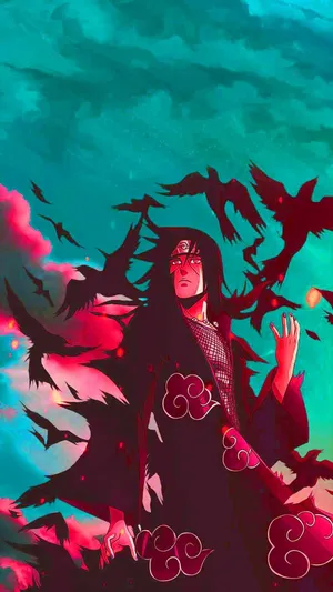 Itachi Flying Crows Wallpaper