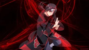 Itachi Jutsu Hand Sign Wallpaper