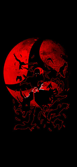 Itachi Live Mad Crow Logo Wallpaper