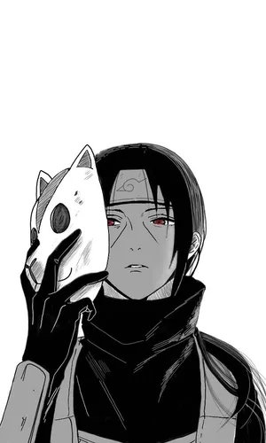 Itachi Uchiha Anbu Mask Art Wallpaper