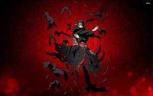 Itachi Uchiha Crow Jutsu Wallpaper