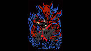 Itachi Uchiha's Susanoo Red Form Wallpaper