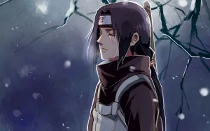 Itachi Winter Blues Wallpaper