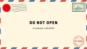 It’s Locked For A Reason On Envelope Wallpaper