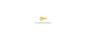 It’s Locked For A Reason With Key Design Wallpaper