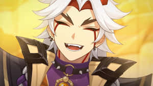 Itto Smile Genshin Impact Wallpaper