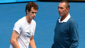 Ivan Lendl Coaching Andy Murray Wallpaper