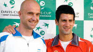 Ivan Ljubicic With Novak Djokovic Wallpaper