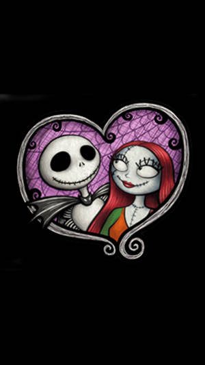 Jack And Sally Heart Wallpaper