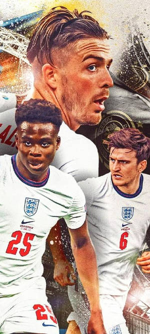 Jack Grealish And England Team Wallpaper