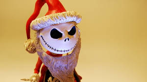 Jack Skellington As Creepy Santa Wallpaper