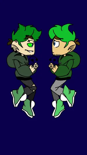 Creativly made Jacksepticeye Collage Wallpaper ^-^