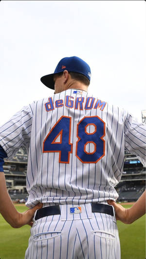 Jacob Degrom Back Jersey Wallpaper