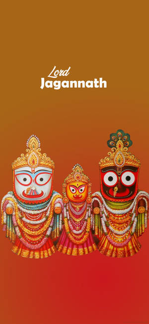 Jagannath With Hindu Gods Wallpaper