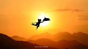 Jai Shree Ram Hd Flying Wallpaper