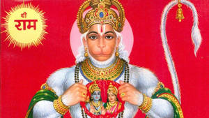 Jai Shri Ram Hanuman Opening Chest Wallpaper