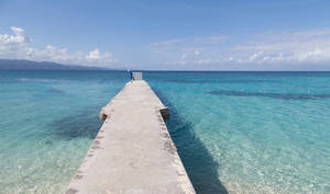 Jamaica Beach Pathway Wallpaper