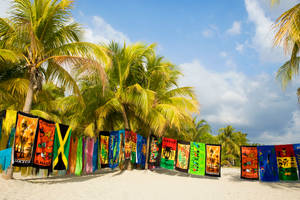 Jamaica Negril Beach Towels Wallpaper