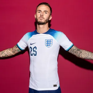 James Maddison Maroon Background Wallpaper