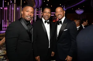 Jamie Foxx Will And Denzel Legend Trio Wallpaper