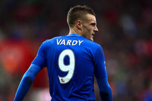 Jamie Vardy Seemingly Angry Wallpaper