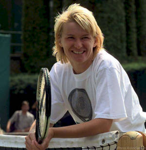 Jana Novotna - A True Champ Of Tennis Wallpaper