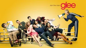 Jane Lynch Glee Megaphone Poster Wallpaper