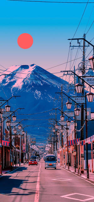 Japan Mt. Fuji Vibes Wallpaper