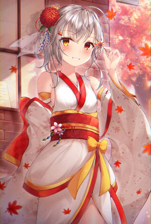 Japanese Bride Girl Anime Wallpaper
