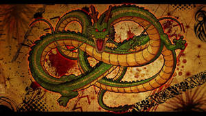 Japanese Dragon With Long Body Wallpaper