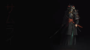 Japanese Samurai Two Swords Wallpaper
