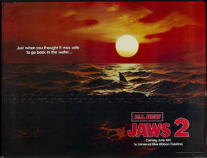 Jaws 2 Sunset Quote Wallpaper