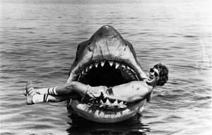Jaws Black And White Wallpaper
