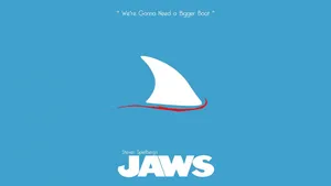 Jaws Blue Poster Wallpaper