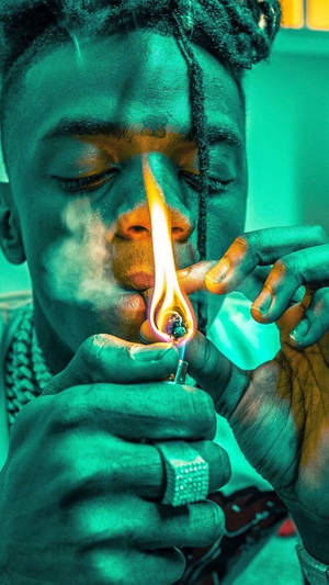 Jaydayoungan In Green Lights Wallpaper