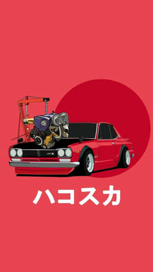Jdm Art Pink Wallpaper