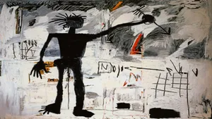 Jean Michel Basquiat At Work Wallpaper