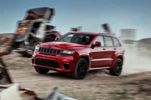 Jeep Trackhawk Dirty Road Wallpaper