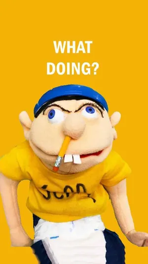 Jeffy What Doing Art Wallpaper