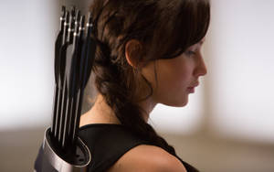 Jennifer Lawrence As Katniss Hunger Games Wallpaper