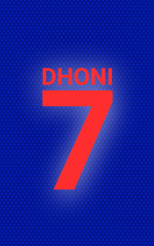 Jersey Number 7 Dhoni Hd Wallpaper