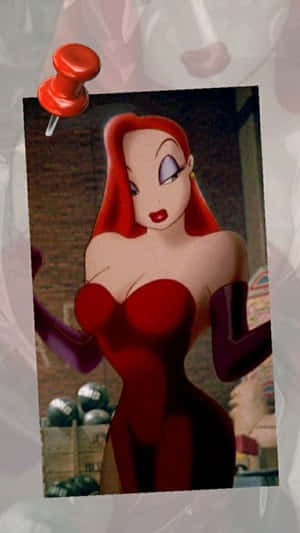 Jessica Rabbit Animated Character Pinup Wallpaper