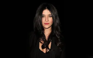 Jessica Szohr Posing Elegantly In A Stylish Outfit Wallpaper