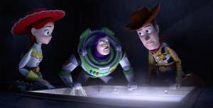 Jessie Buzz Woody Toy Story 2 Wallpaper