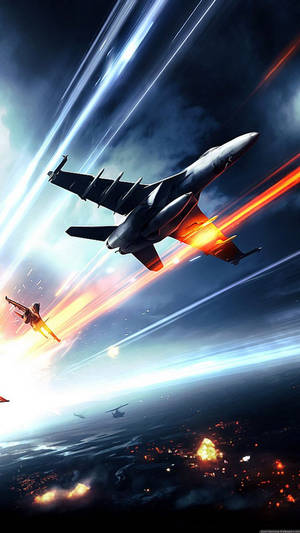 Jet Fighter In War Wallpaper