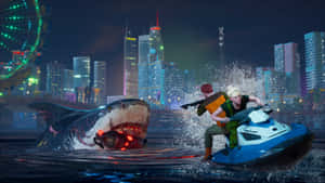 Jet Ski Survival Game Wallpaper