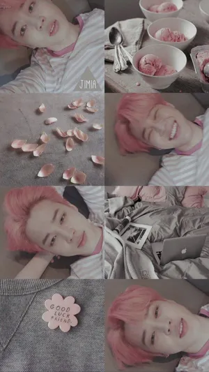 Jimin Aesthetic Stare Wallpaper